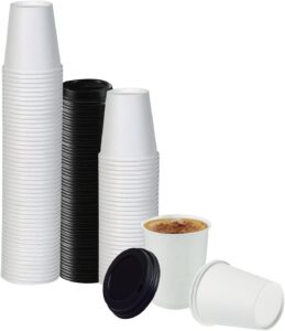 Choice 12 oz. White Poly Paper Hot Cup